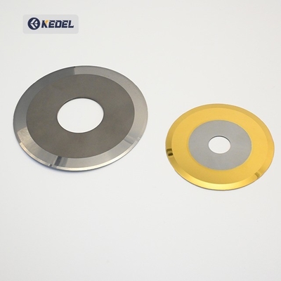 Coated Metal Cutting Knife Metal Material Slitting Blade High Precision and High Wear Resistance Carbide Industrial Blade