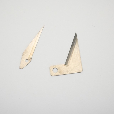 Custom Cemented Tungsten Carbide Alloy Triangle Single Hole Positioning Blade Fabric Film Slitting Industrial Machine Knife