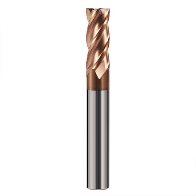0.6um Grain Size Tungsten Carbide End Mill with 1-20mm Cutting Diameter and 55-Degree Deep Groove for CNC Machining