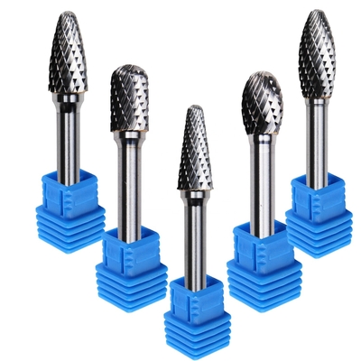 6mm Type A Sa Tungsten Carbide Rotary File 1/8 Long Shank Single Double Cut