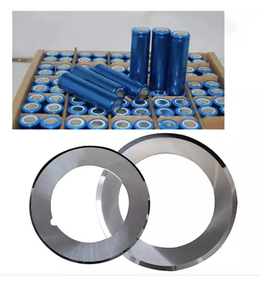 Tungsten Carbide Circular Slitting Knife For Cutting Lithium Battery Electrode Sheet