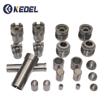 High Strength Anti Abrasion Cemented Carbide Threaded Nozzle with ISO9001:2005 Certification for Mud Spray Applications