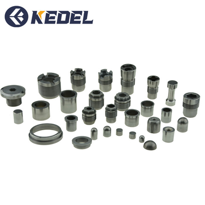 High Strength Anti Abrasion Cemented Carbide Threaded Nozzle with ISO9001:2005 Certification for Mud Spray Applications
