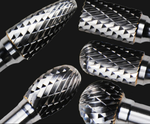 Ball Bearing Machine Rotary Tungsten Carbide Burr Cone Tree Shape Wear Resistance