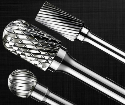 Ball Bearing Machine Rotary Tungsten Carbide Burr Cone Tree Shape Wear Resistance