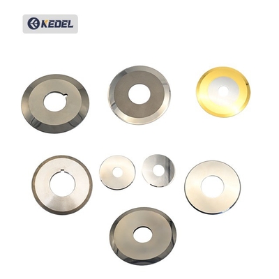 Foil Slitting Knife Cemented Tungsten Carbide Round Blade Copper Foil and Aluminum Foil Slitting Knives Industrial Blade