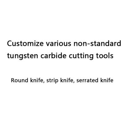 Oval Slicing Knife Blade for Cutting Meat and Fruits and Vegetables Custom Various Non-standard Carbide Industrial Cutting Tools