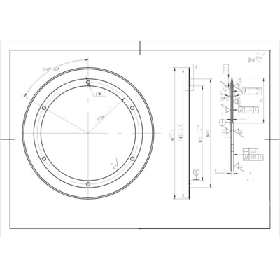Six Holes Semi-Severing Circular Blade with 100% Carbide Powder for Full and Half Cutting Machines