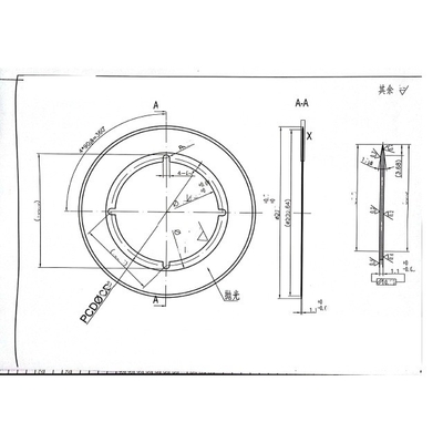 Tobacco Industry Cutting Blade Cemented Tungsten Carbide Cutting Blade for Circular Knife Cutting Machine Slitting Knives