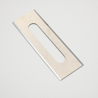 Custom Cemented Tungsten Carbide Alloy Chemical Fiber Slotting Positioning Blade Fabric Film Slitting Industrial Machine Knife