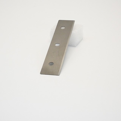 Custom Cemented Tungsten Carbide Alloy Three-Holes Chemical Fiber Slitter Blade Fabric Film Slitting Industrial Machine Knife