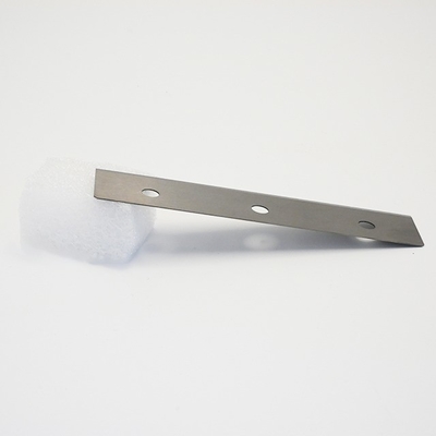 Custom Cemented Tungsten Carbide Alloy Three-Holes Chemical Fiber Slitter Blade Fabric Film Slitting Industrial Machine Knife