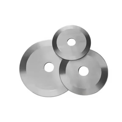 Customized Tungsten Carbide Alloy Household Paper Cutting Circular Blade Knife for Cutting Toilet Paper and Drawing Paper YG8
