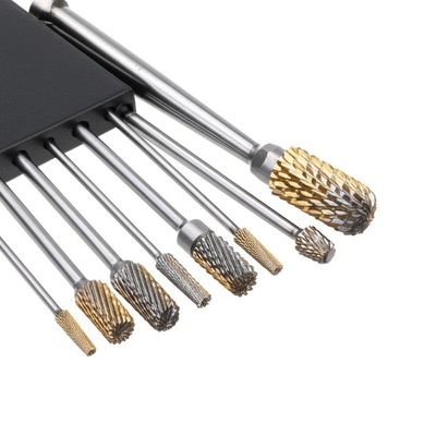Tungsten Carbide Burr 1/4 Shank for Metal Polishing 4-25mm Head