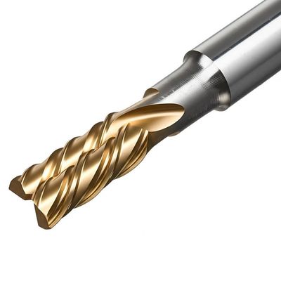 Carbide Flat End Mill 4 Flutes 20mm for Steel Alloy HRC 60