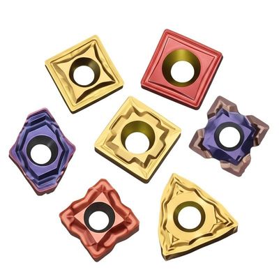 Carbide Turning Inserts 10pcs CVD/PVD Coated 92HRC for CNC Cutting