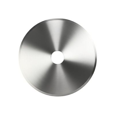 Custom Cemented Tungsten Carbide Alloy Circular Uncut Blade  Slitting Blade Fabric Film Slitting Industrial Machine Knife