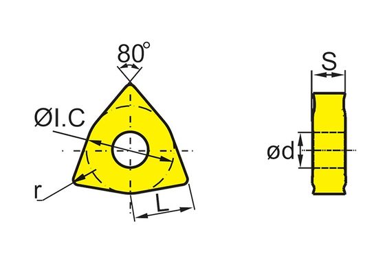 High Performance WNMG CNC Insert with PVD Coating for Precision Machining in Electronic Industry