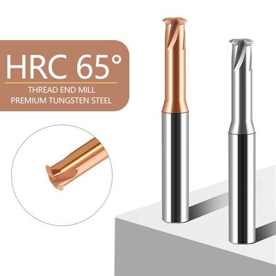 Single-Thread Milling Cutter with 35 Degree Helix Angle for M2, M3, M4, M6 Threads in 0.6um Fine-Grained Tungsten Carbide