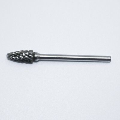 Type F Standard Tungsten Carbide Rotary Burr with 120° Point Angle and 3 Years Warranty for Metal Machining