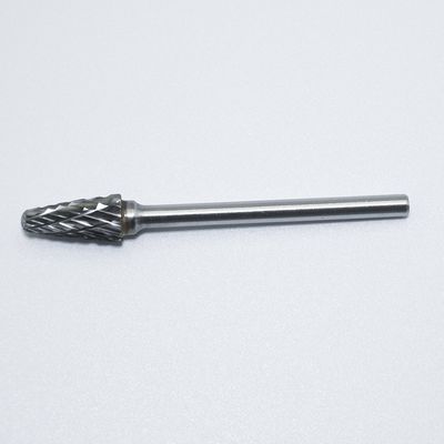 3mm Double-groove Type L Carbide Rotary Burr with 120° Point Angle for High Precision Metal Machining