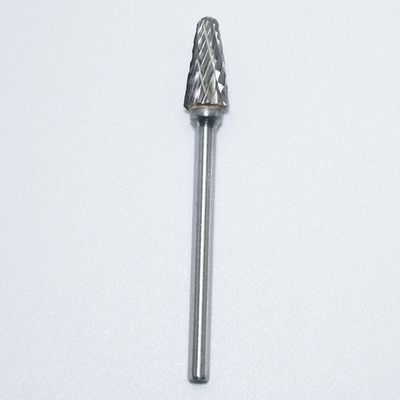 3mm Double-groove Type L Carbide Rotary Burr with 120° Point Angle for High Precision Metal Machining