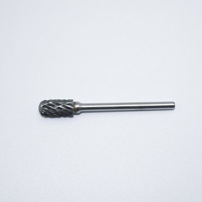 Type C Double Groove Carbide Rotary Burr with 120° Point Angle and HRA 89-92.5 Hardness for Metal Machining