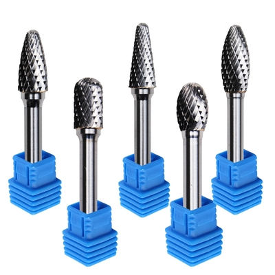 3mm 6mm Tungsten Steel Yg8 Carbide Rotary Burr For Wood Sphere Concave Cutter