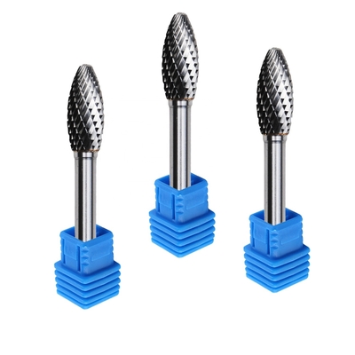 Tungsten Carbide Burr M6 1/2" Shank Diameter for Metal Polishing