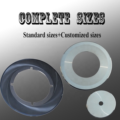PET Sheet Coil Metal Slit Cutter Cemented Carbide Blade 200mm