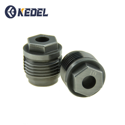 External Hexagon Carbide Drill Bit Nozzle YG15 For Mechanic Industry