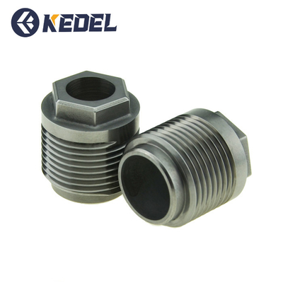 External Hexagon Carbide Drill Bit Nozzle YG15 For Mechanic Industry