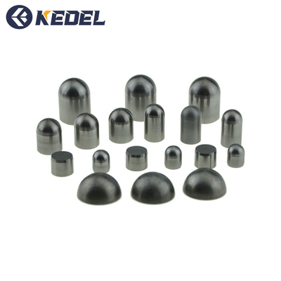 Spherical Tungsten Carbide Buttons 10.2mm-15.88mm Drill Bit Teeth
